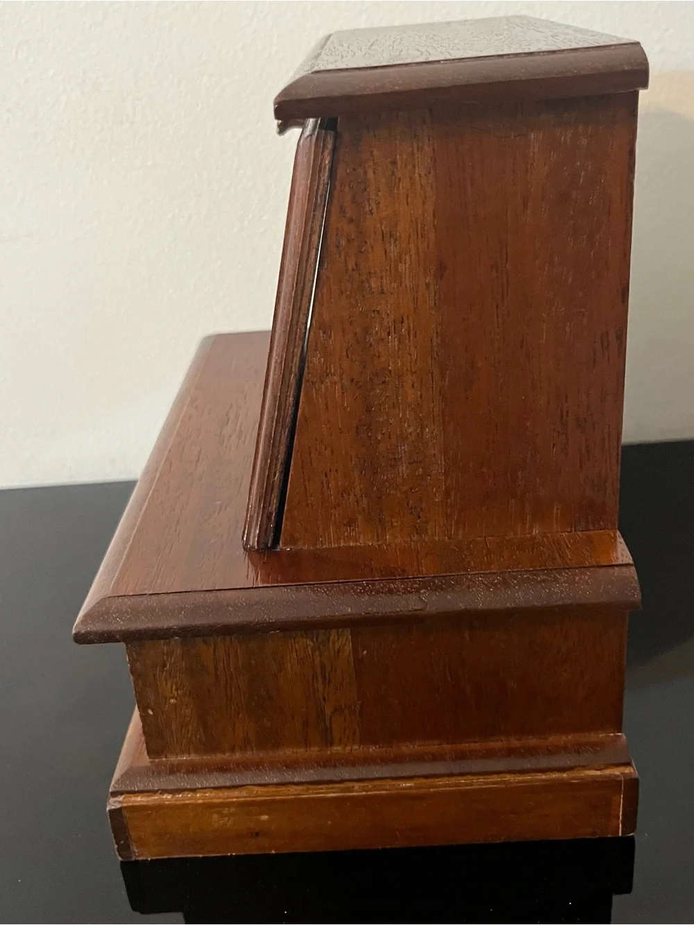 Vintage Toyo Wooden Musical Jewelry Box Made in Japan